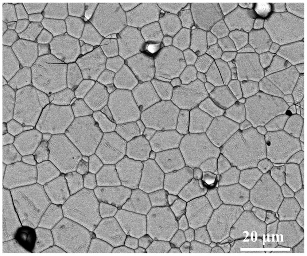 Tetragonal-phase high-entropy thermal barrier coating material and preparation method thereof