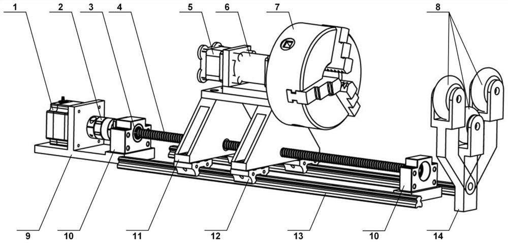 Metal/plastic pipe rotation induction welding device and method