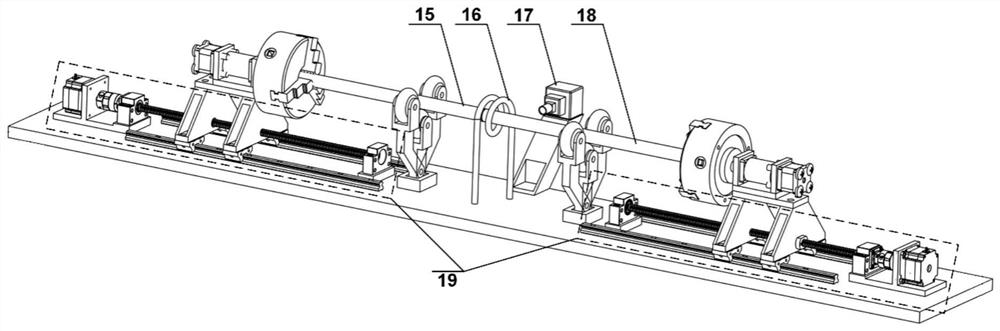 Metal/plastic pipe rotation induction welding device and method