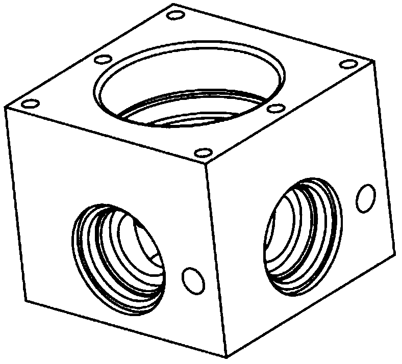 Four-way valve adopting lifting reversing