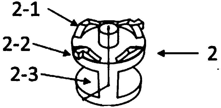 Four-way valve adopting lifting reversing