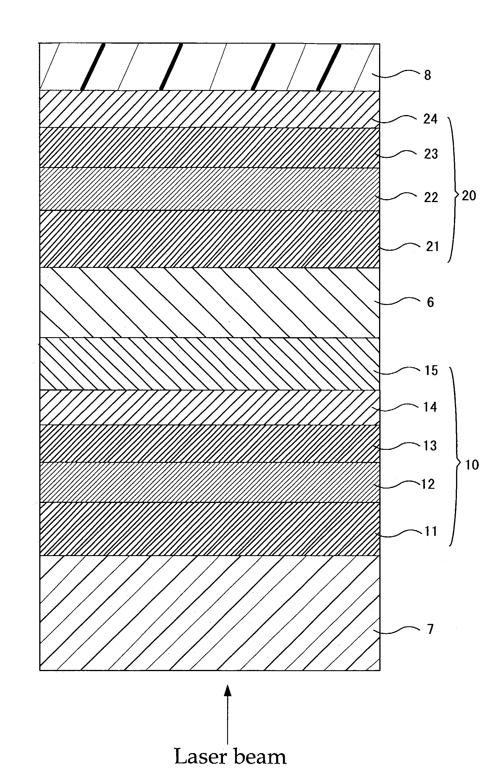 Optical recording medium, process for manufacturing the same, sputtering target for manufacturing the same, and optical recording process using the same