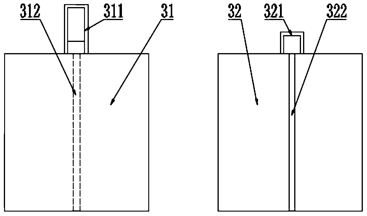 Test device with convenient installation and unloading for testing dynamic characteristics of seismic isolation building structure