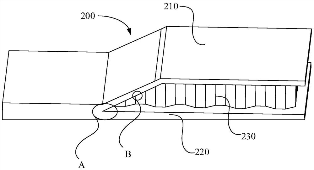 Diffusion welding clamp and preparation method of honeycomb structure