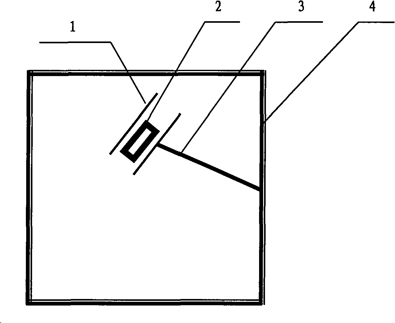 Box-packaged blasting device for changing temperature of foodstuff