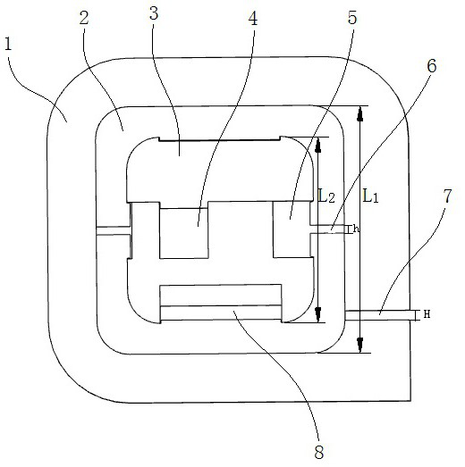 Miniature self-locking structure crystal temperature control device