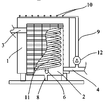 Transformer heat dissipation tube