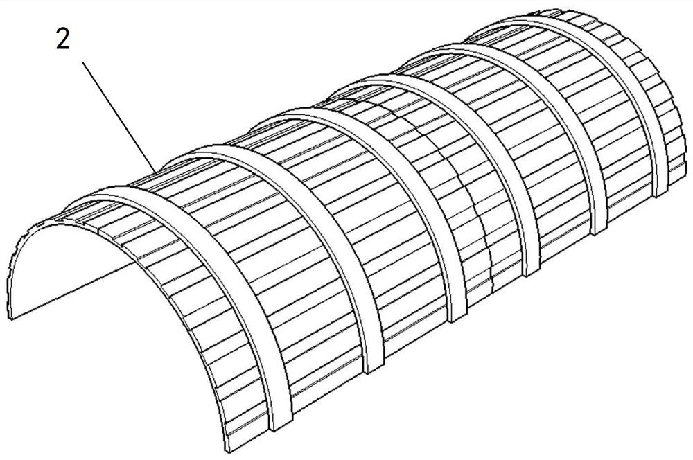 Rapid construction method for gate pier concrete high and large formwork