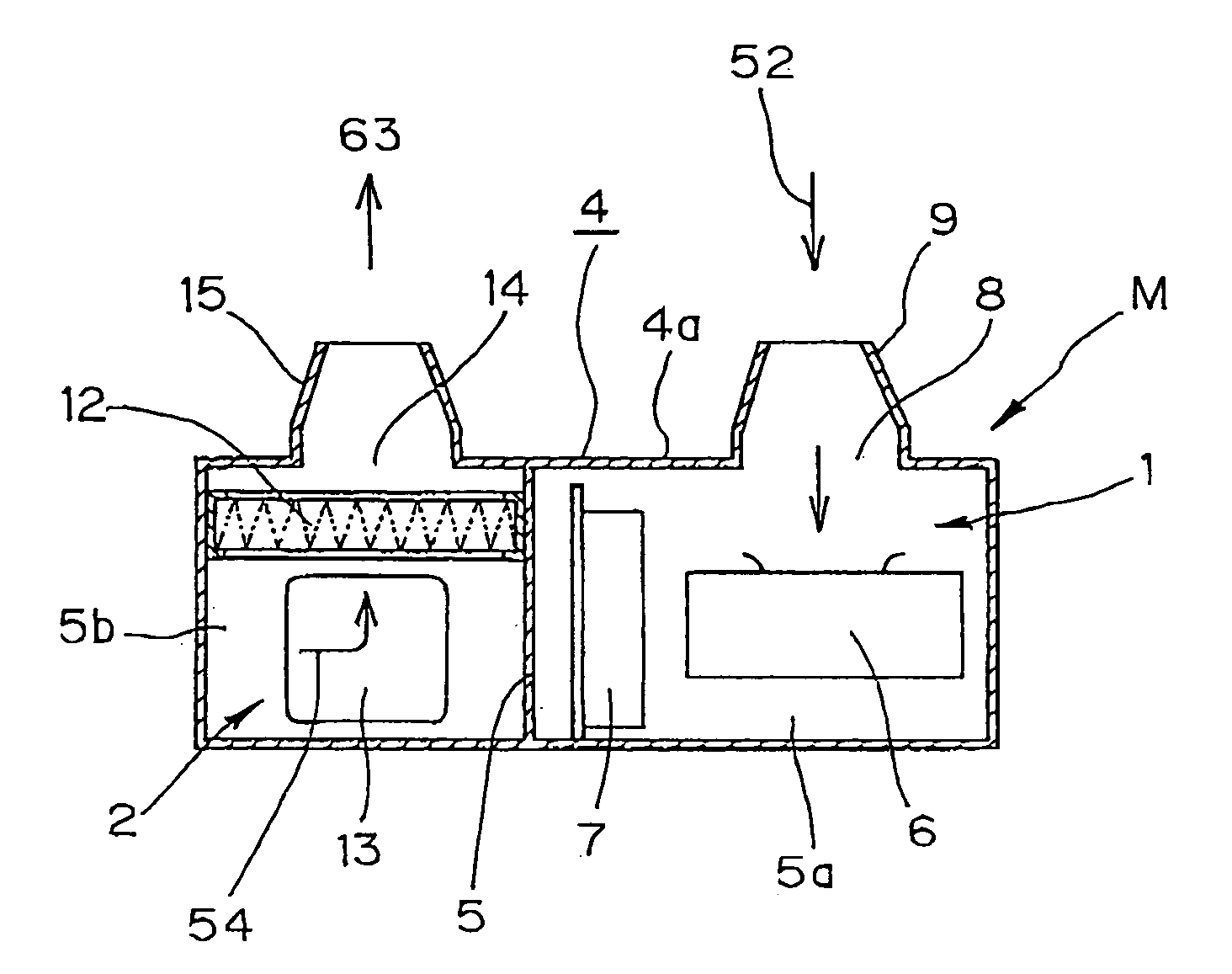 Air-purifying device for a front-opening unified pod