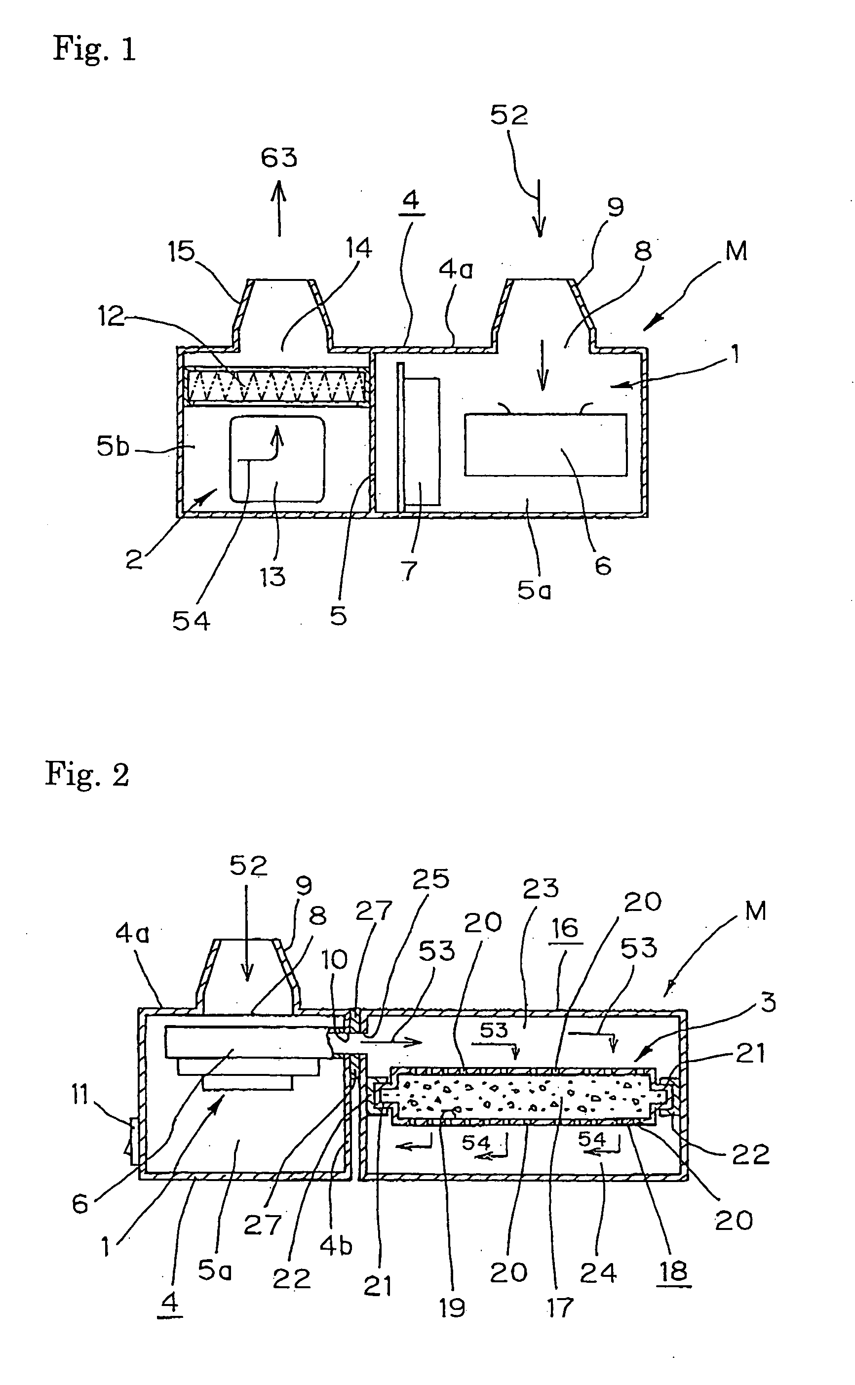 Air-purifying device for a front-opening unified pod