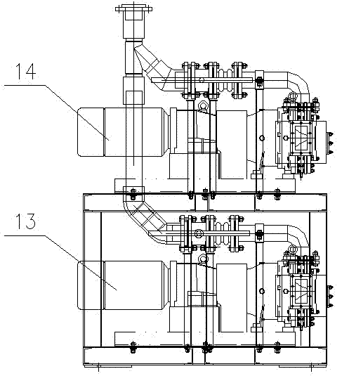 Partial-vacuum closed drainage system and control method of drainage system