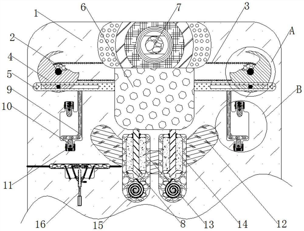 Network technology peep-proof automatic power-off lifting camera