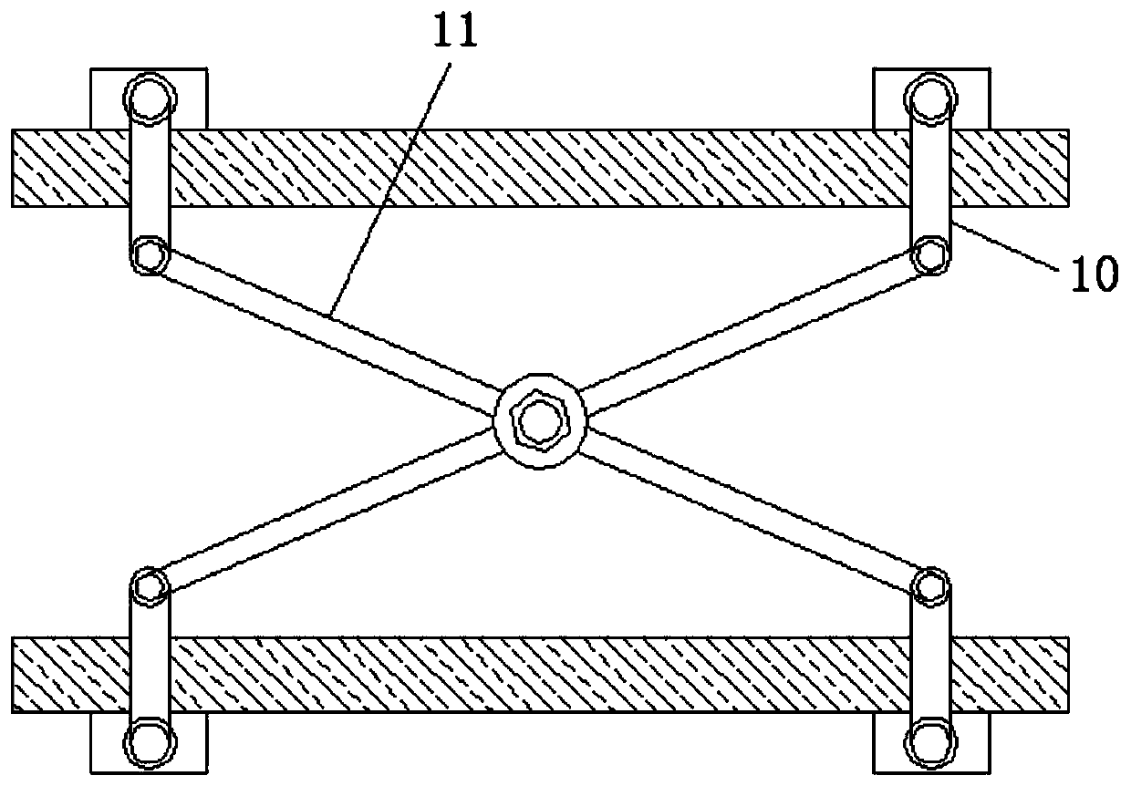 Wood floor dustproof cutting device used for home decoration