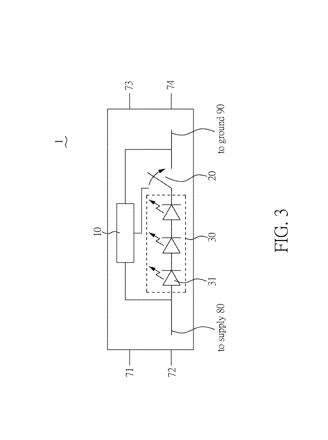 Power line resistance sensing device