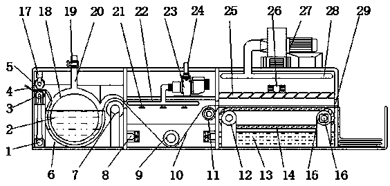 Textile cloth integrated bleaching equipment