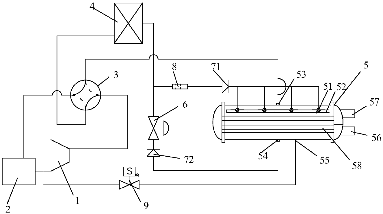 Air source heat pump system