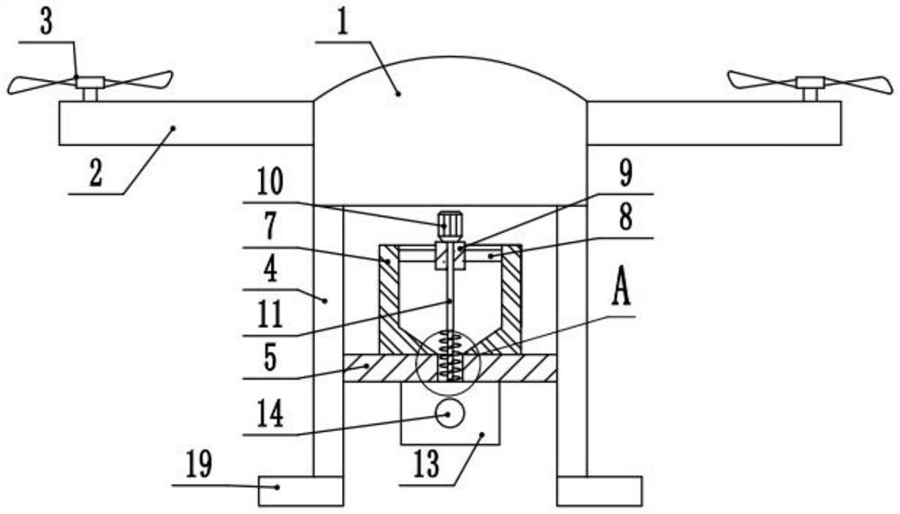 Unmanned aerial vehicle with spiral feeding and sowing mechanism and use method thereof