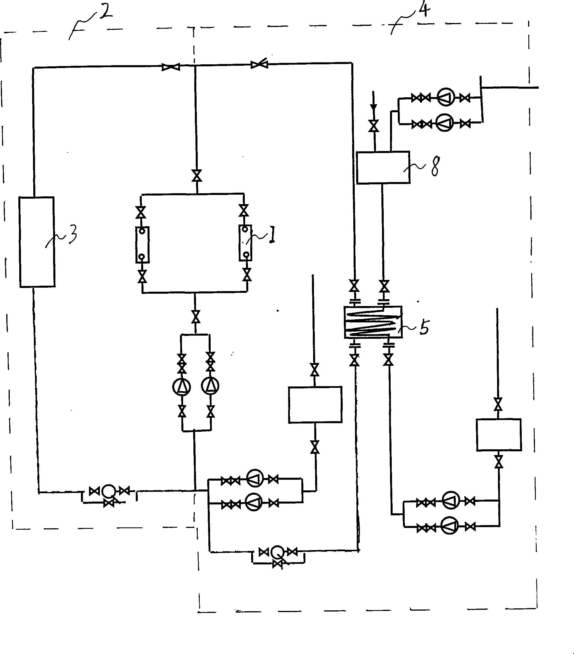 Gangue brick furnace residual heat utilization system