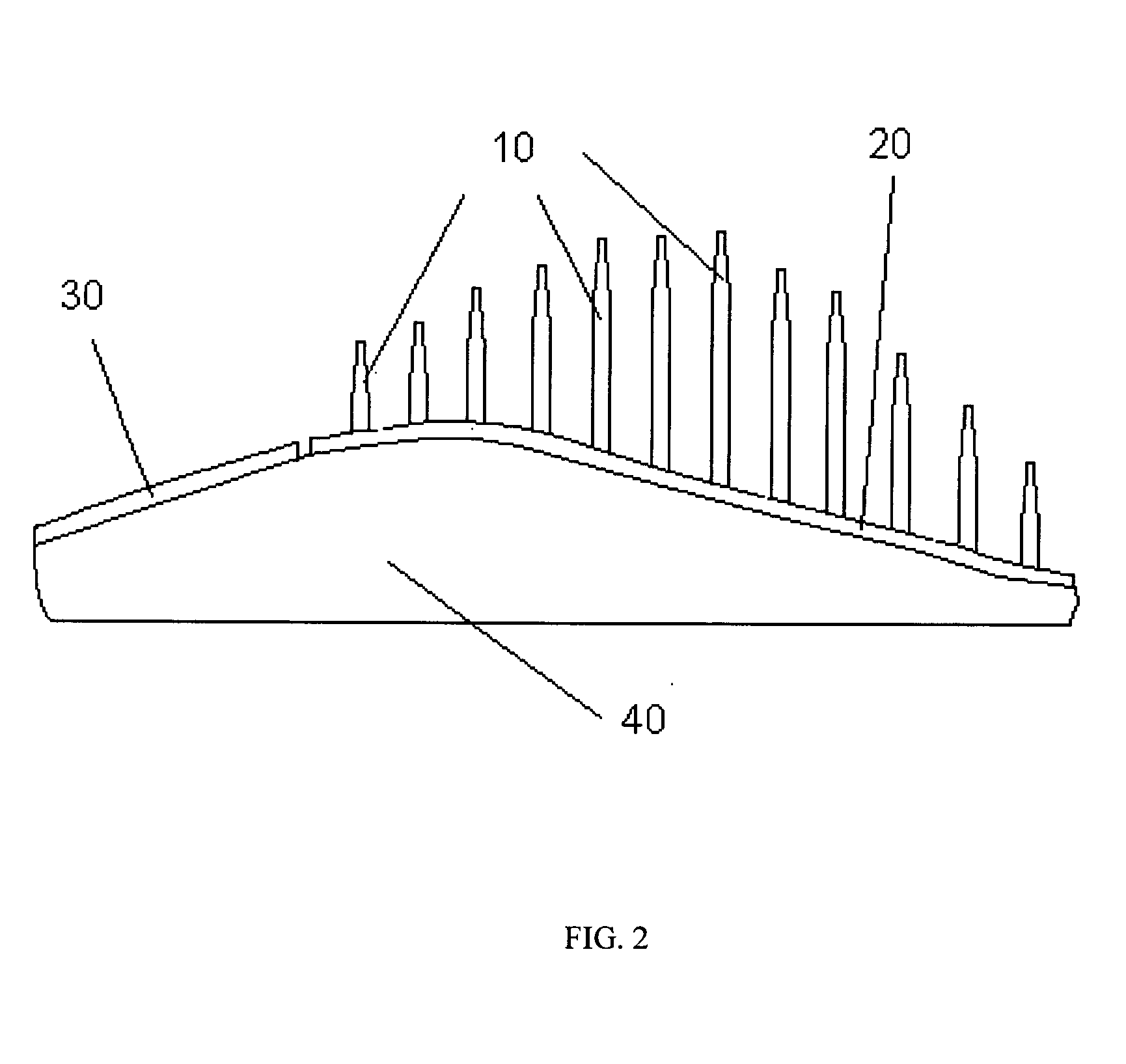 Computer mouse with bristles