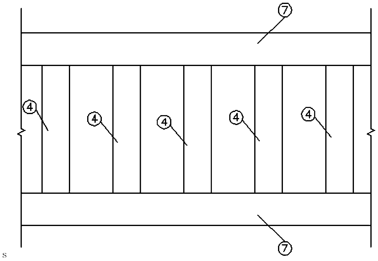 Longitudinal and cross beam type high-speed magnetic levitation steel structure track panel