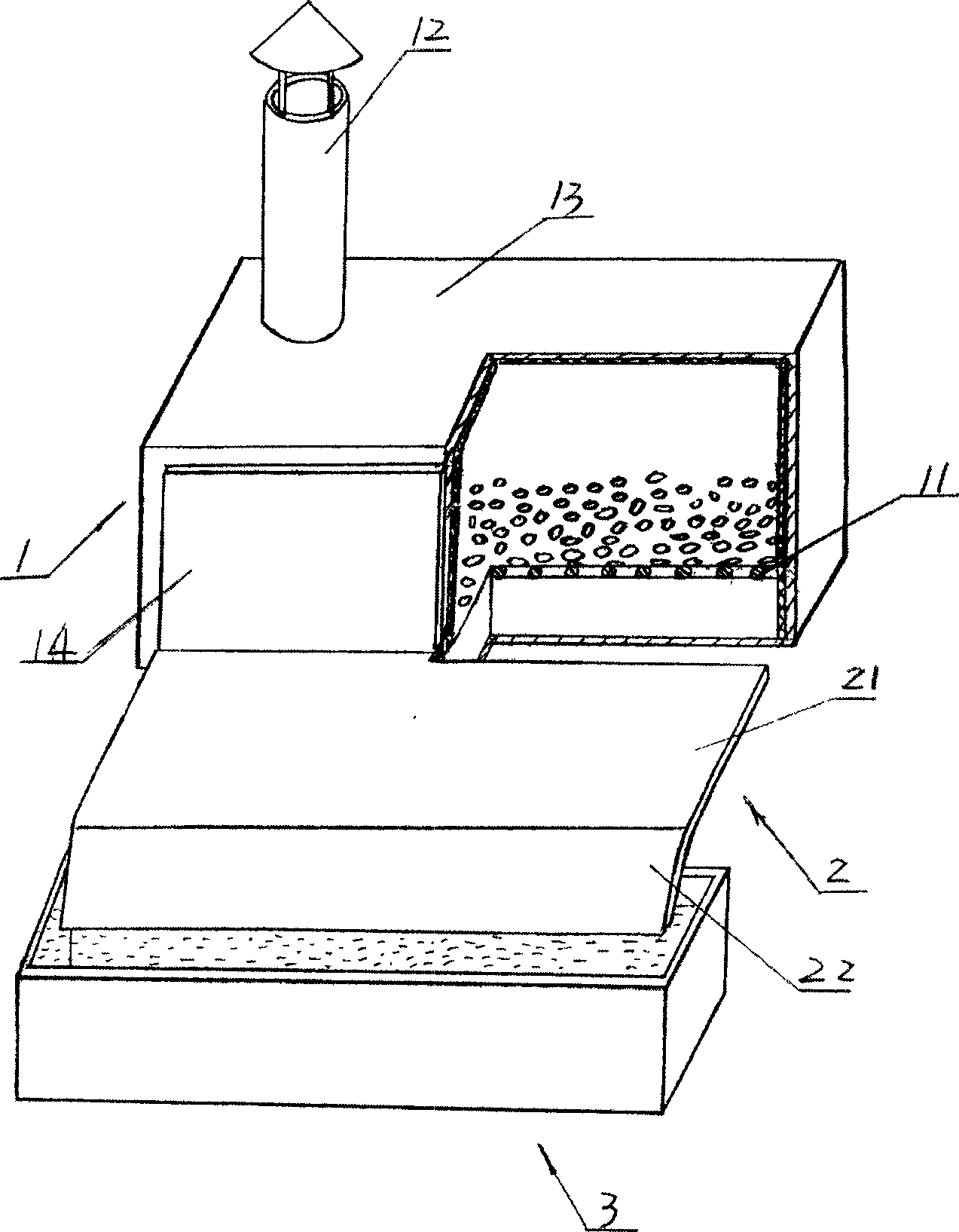 Method and equipment for crashing steel piece in large size