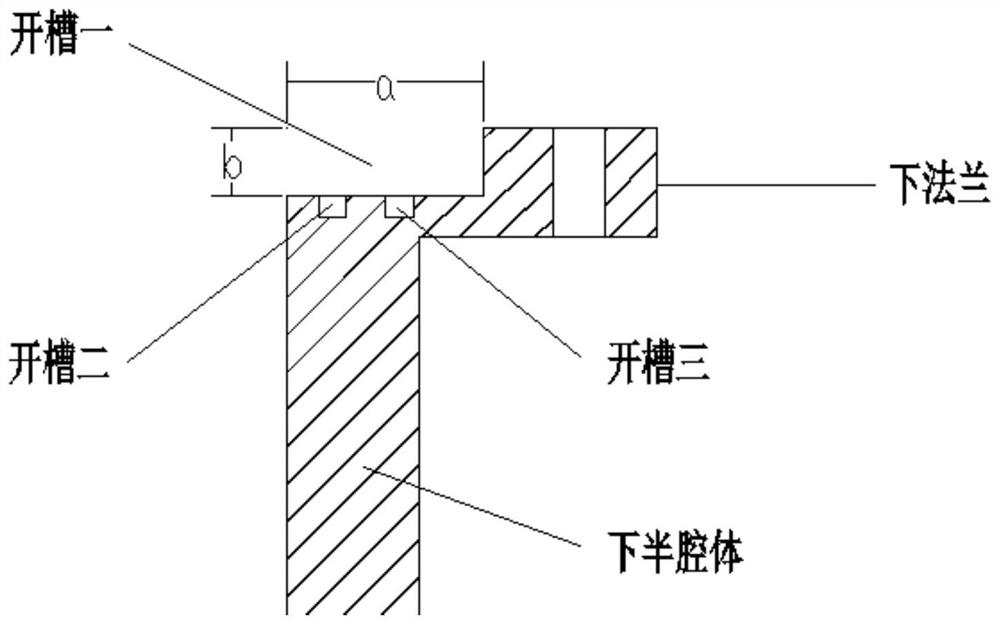 Flange for MPCVD cavity connection and MPCVD device