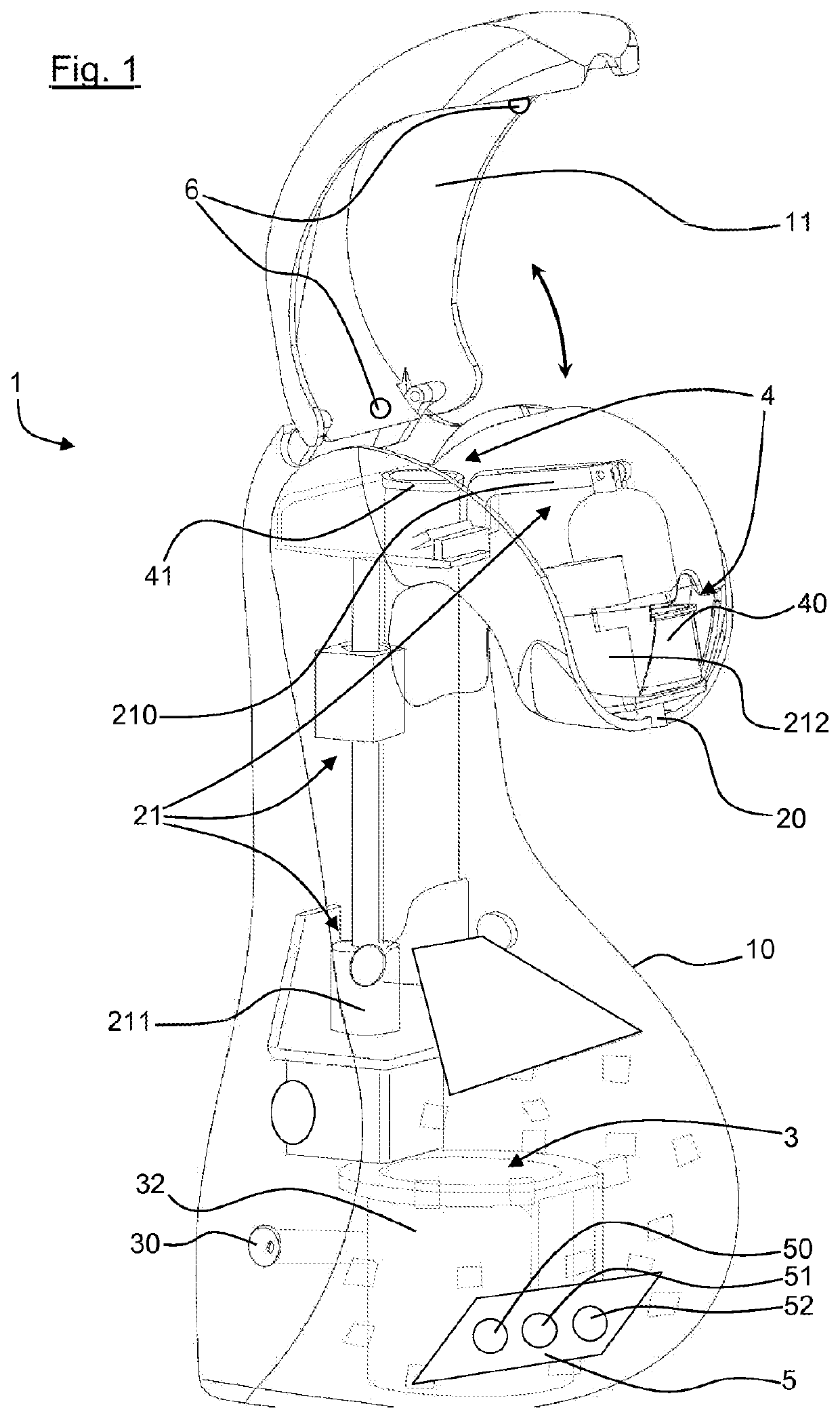 Device for experientially dispensing a cosmetic product