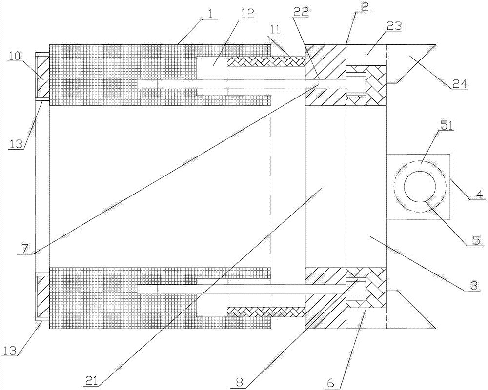 Combined type lock nut for automobile