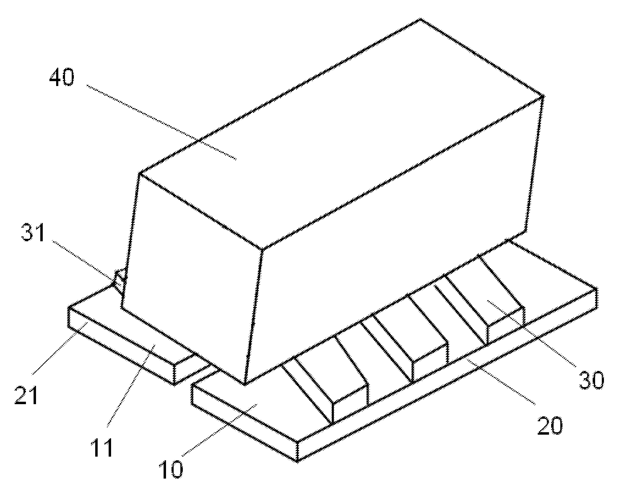 Monolithic tri-axis amr sensor and manufacturing method thereof