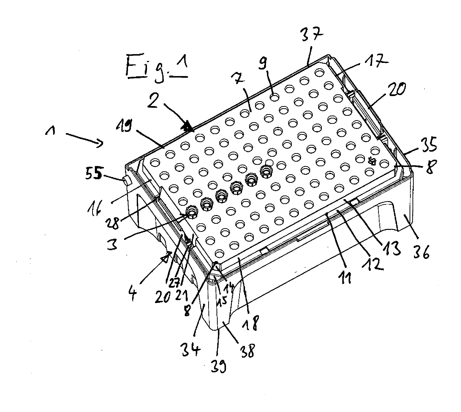 Device for providing pipette tips