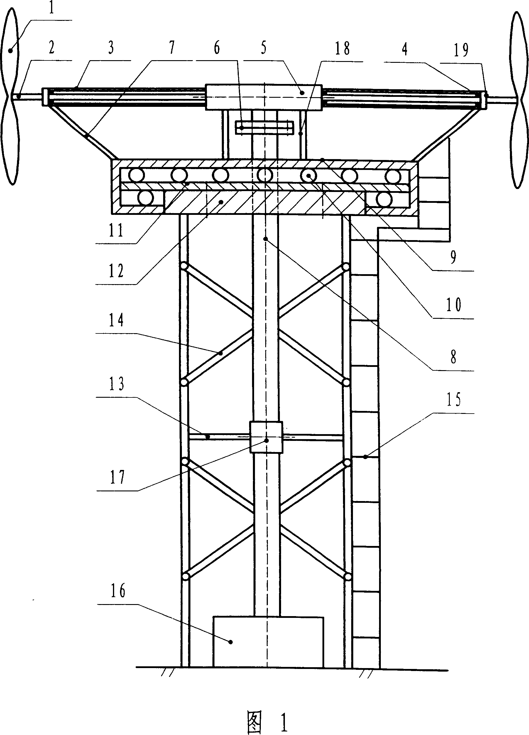 Windpower generating apparatus