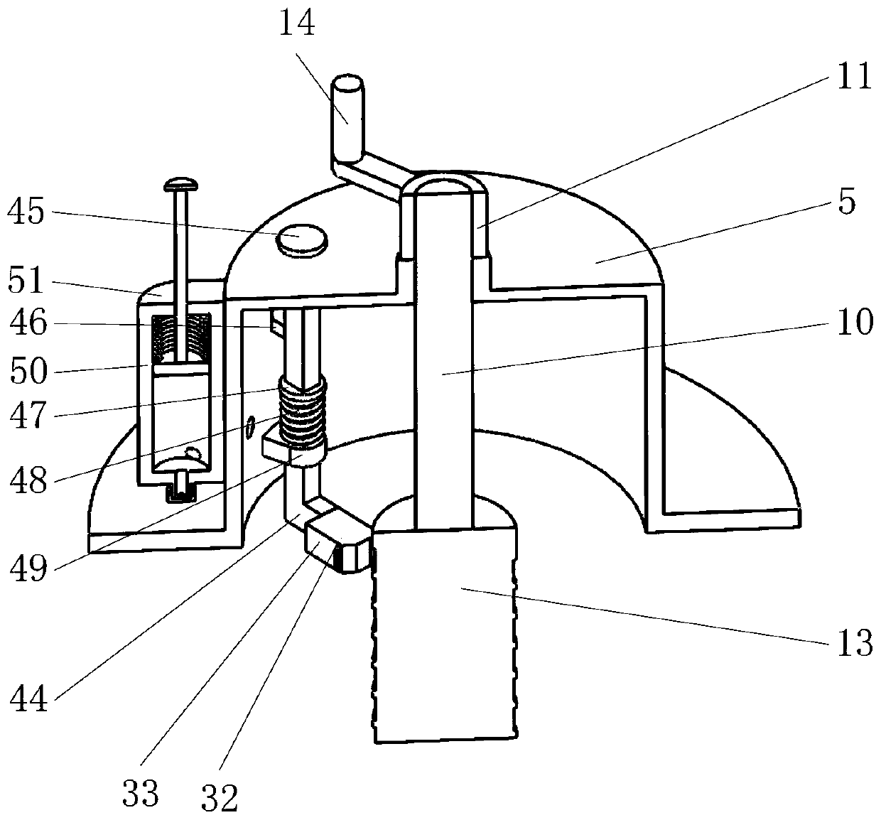 Edge sealing equipment for single-side edge sealing of circular hole with edge sealing strip