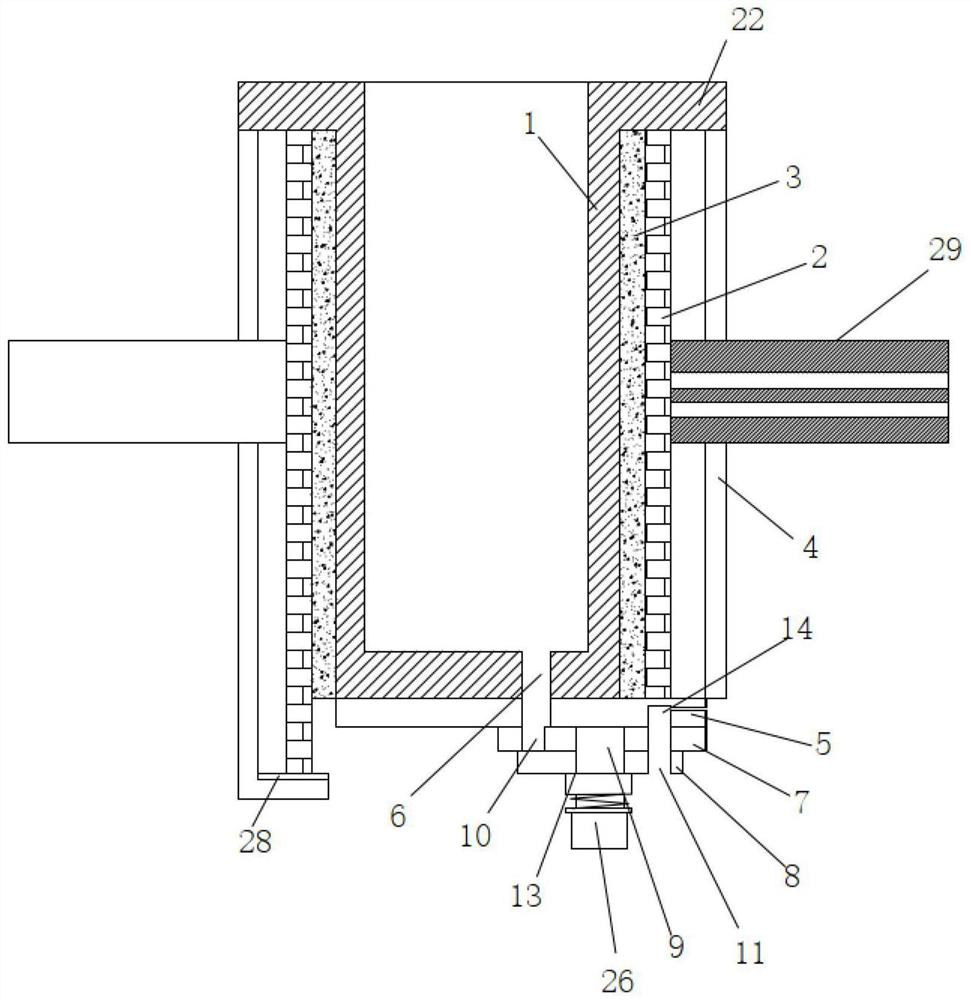 Automatic production system for directional crystallization