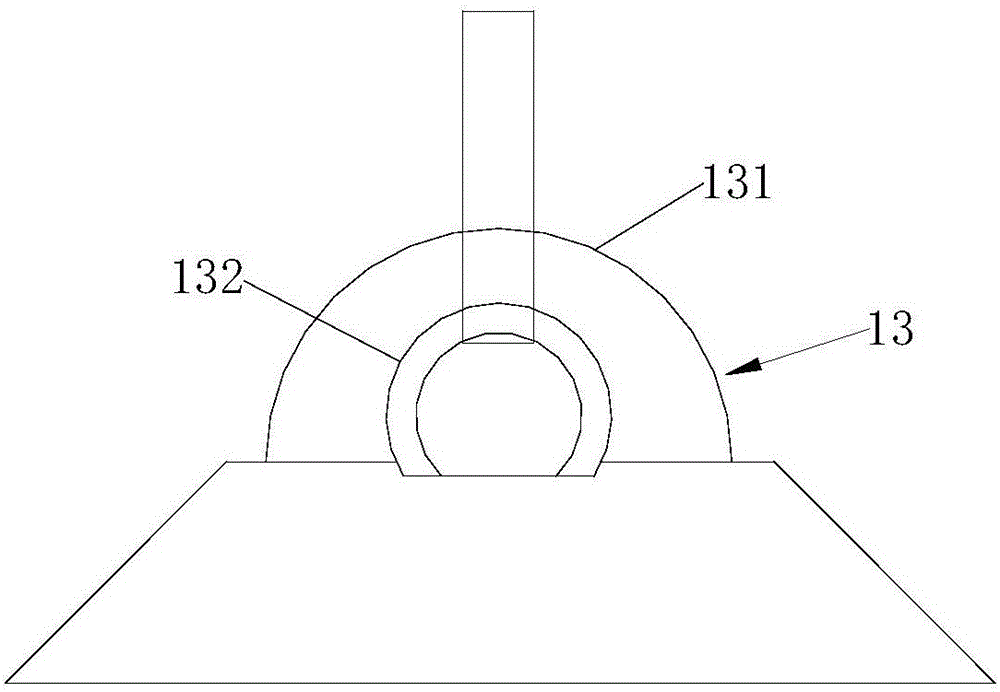 Negative pressure adjustable and universally rotatable tumor removing auxiliary device