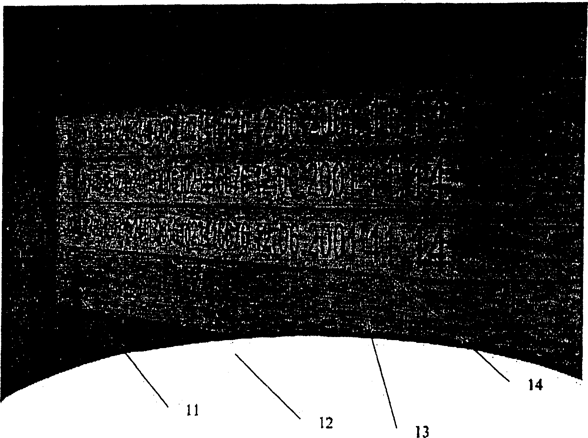 Method and appts. for defining position of edge surface of piled, e.g. boardlike objects