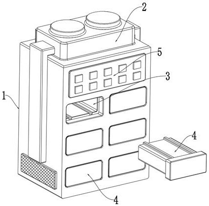 Independent partition axial-flow type high-low voltage switch cabinet