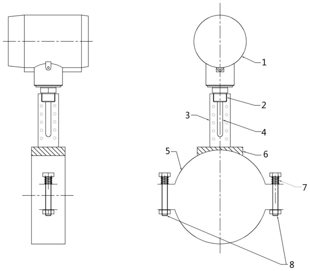 Device and method for online pre-judging ultralow-temperature valve leakage through temperature difference