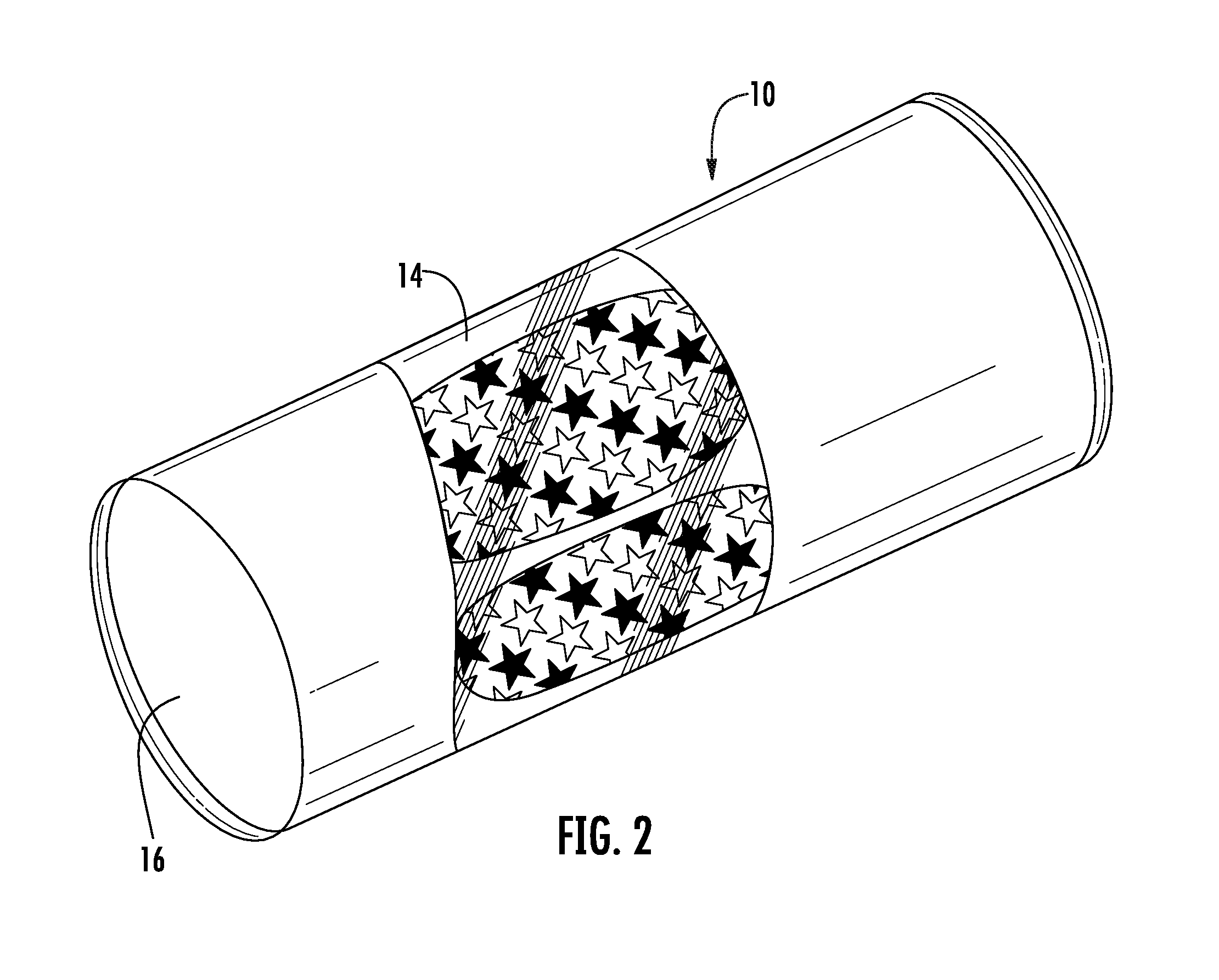 Cylindrical Container for Storage and Display of Nail Appliques