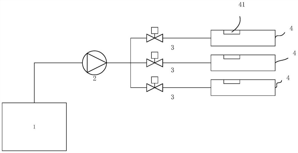 Hydrogen production system for electric peak regulation