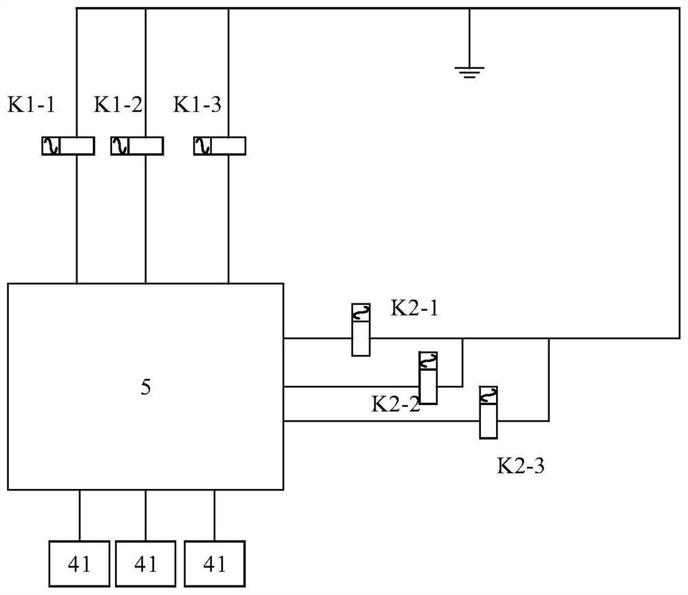 Hydrogen production system for electric peak regulation