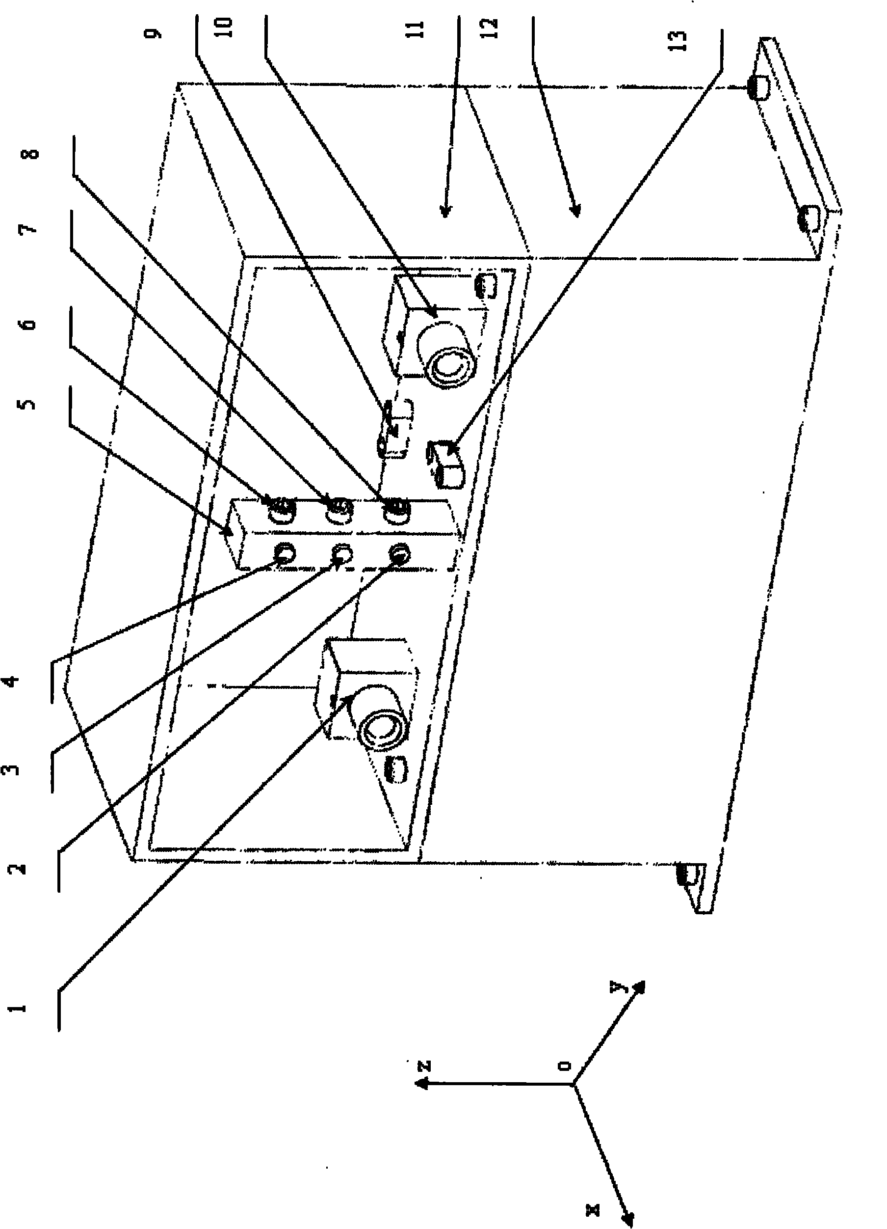 Machine vision-based spatial position detection system for automobile wheel planes and rims