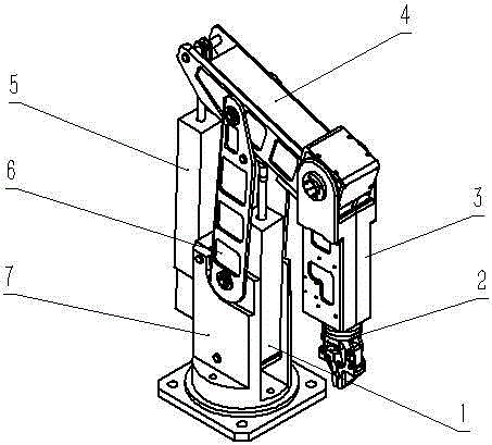 Underwater robot operating manipulator