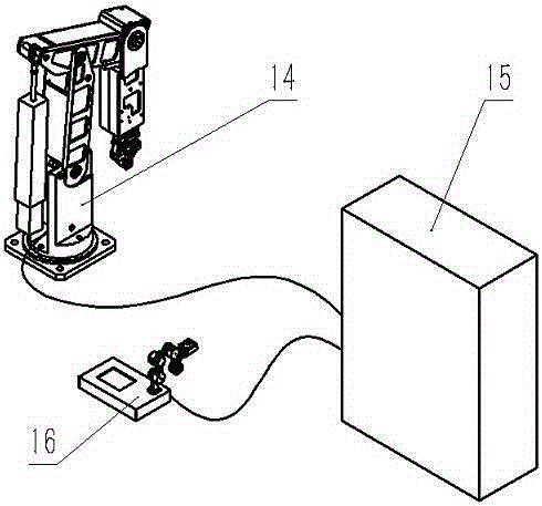 Underwater robot operating manipulator