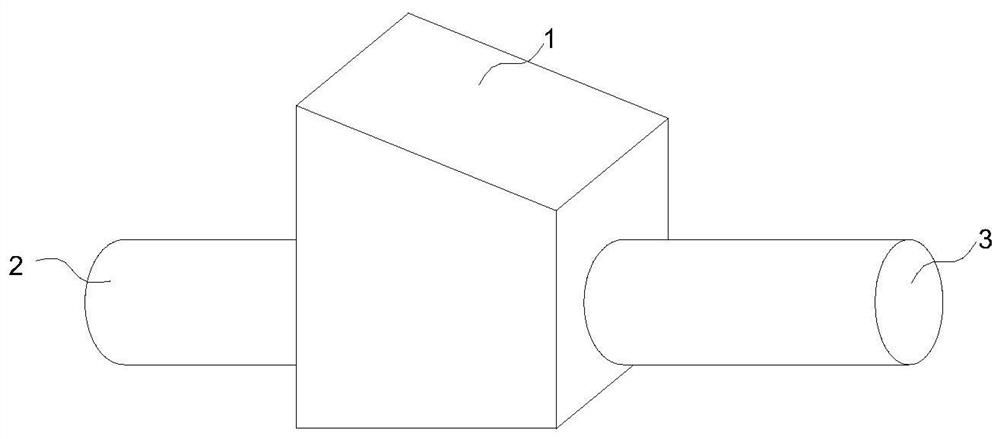 Steam double-channel pressure reducing valve body