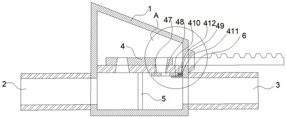 Steam double-channel pressure reducing valve body