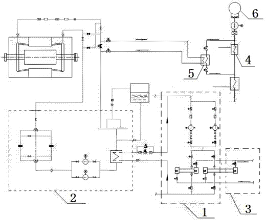 Cooling water heat recycling system of power generator stator coil