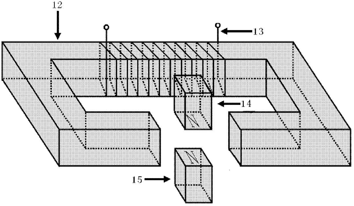 Magnetic nano particle magnetic-induction thermal focusing system based on complex magnetic field