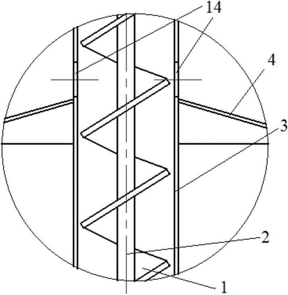 Efficient defoaming solvent-free composite mixing unit cylinder