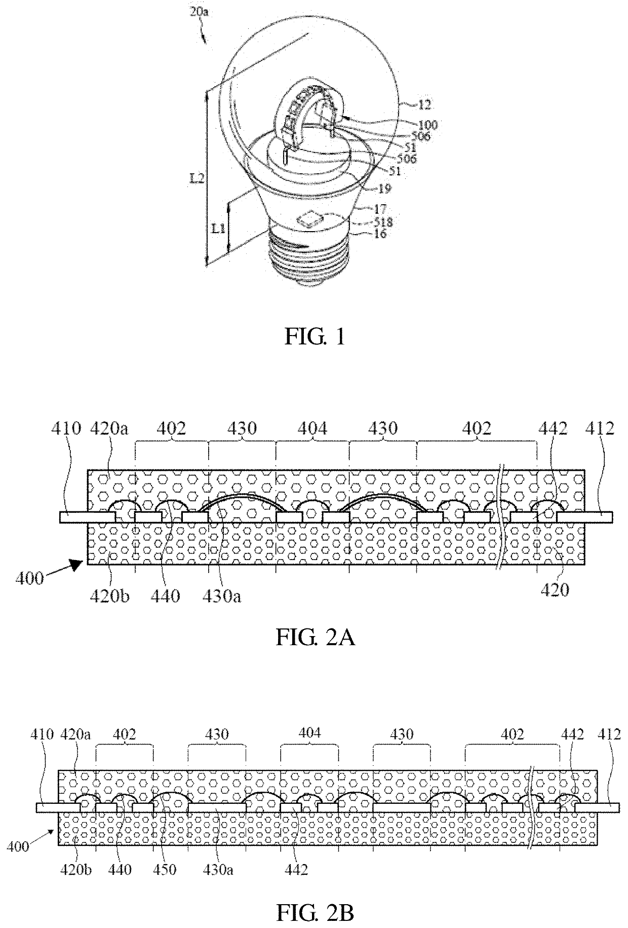 LED filament and LED light bulb