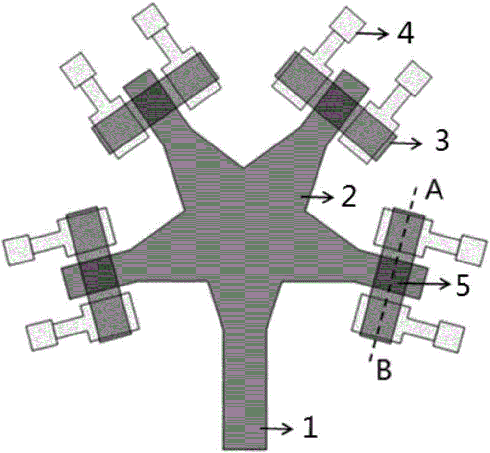 Directional reconfigurable microelectromechanical antenna and preparation method thereof